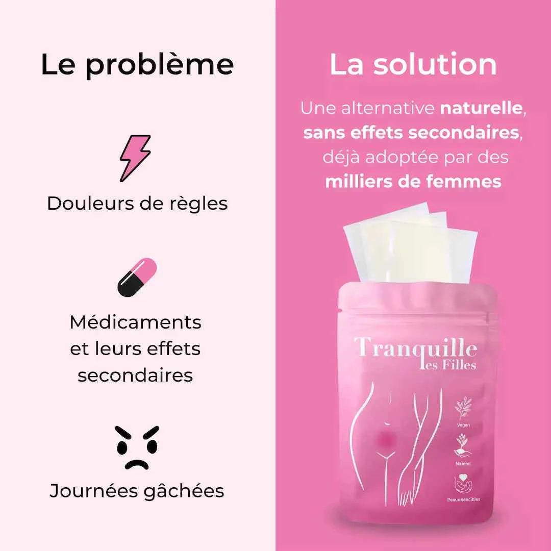 Le Patch pour les Règles Douloureuses - Tranquille les Filles